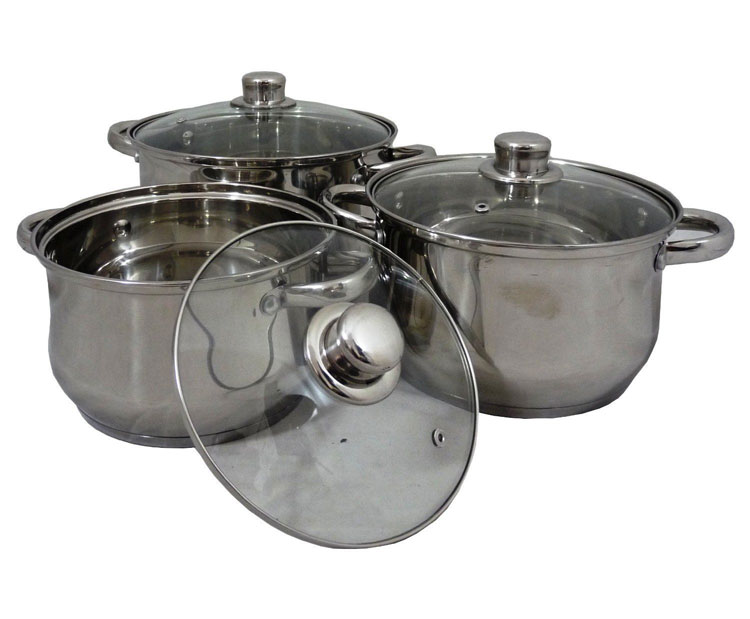 Stainless Steel Induction Pan Set