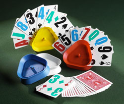 Easy To See Low Vision Colour Playing Cards With Card Holders