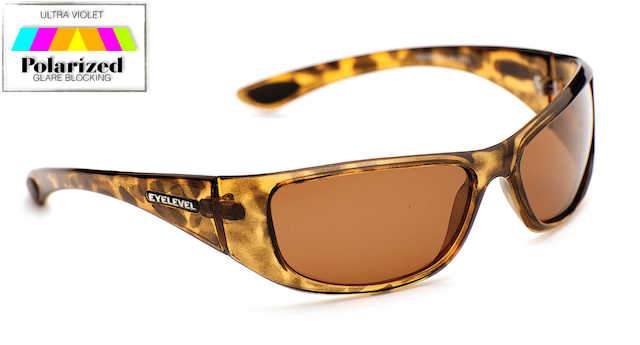 Semi wrap-around anti glare glasses