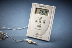 Talking Single Screen IN/OUT Thermometer